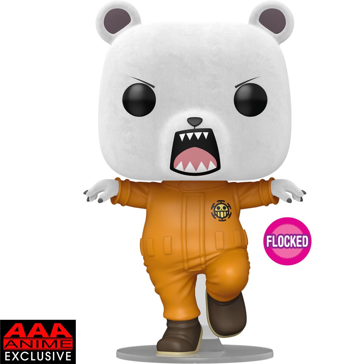 One Piece Bepo Bear Flocked Funko Pop! Vinyl Figure #1896 - AAA Anime Exclusive