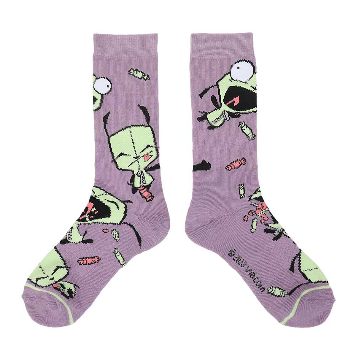 Invader Zim Gir Crew Socks