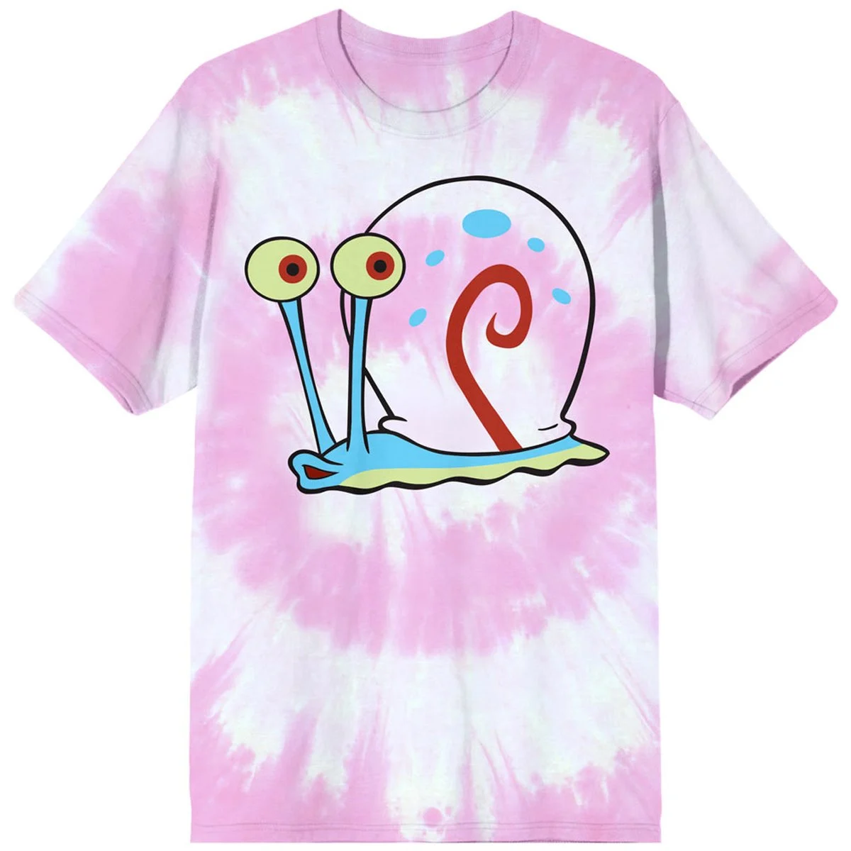 SpongeBob SquarePants Gary Big Face Tie-Dye T-Shirt