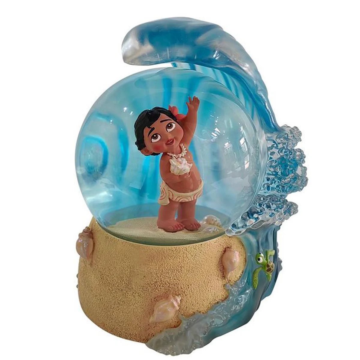 Disney Showcase Moana Baby Moana Ocean Snow Globe