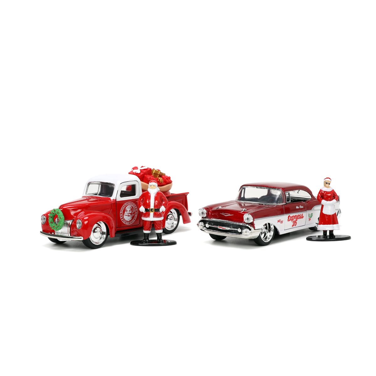 Holiday Rides Santa Claus and Mrs. Claus 1:32 Scale Die-Cast Metal Vehicle Set with Figures 1 1142-holiday-rides-santa-claus-and-mrs-claus-1-32-scale-die-cast-metal-vehicle-set-with-figures-1.jpg
