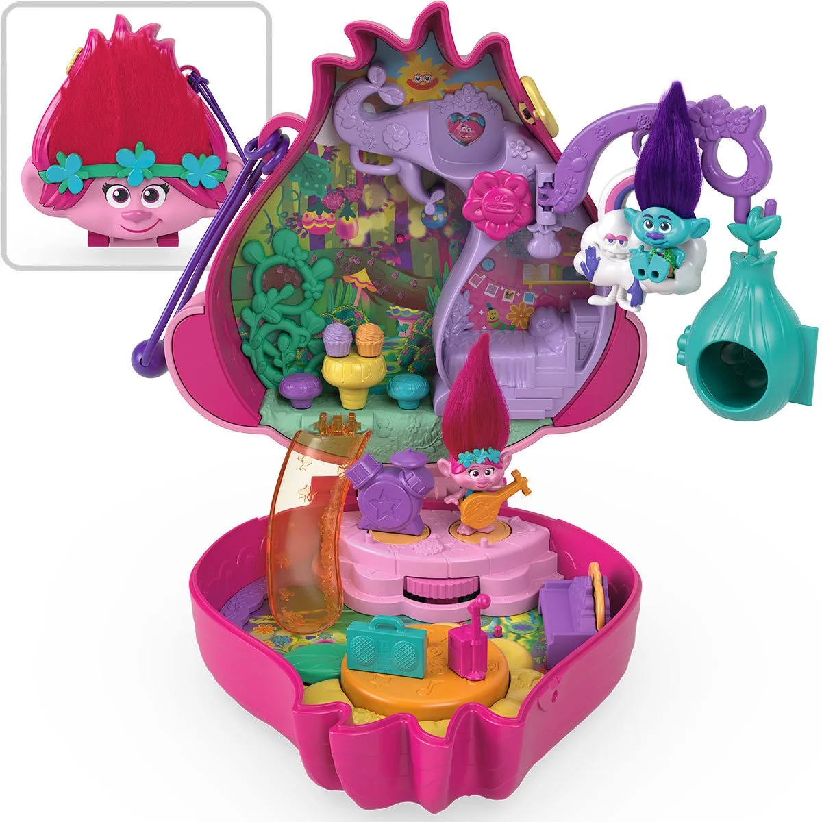 Polly Pocket Trolls Compact Playset