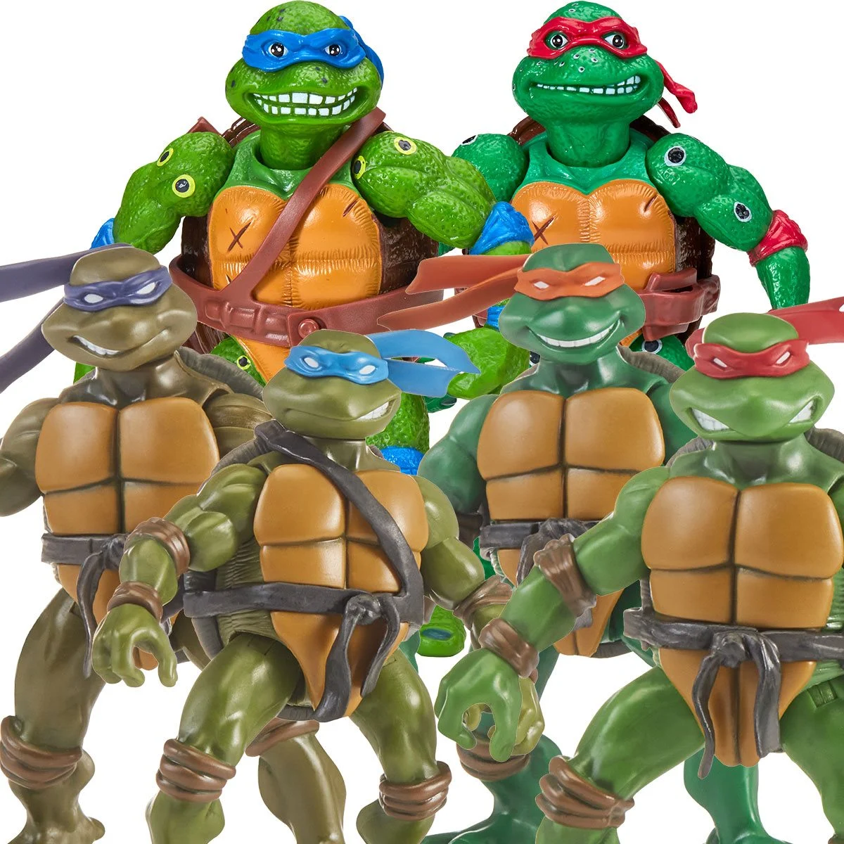 Teenage Mutant Ninja Turtles Original Classic Basic Action Figure Wave 6 Case of 6