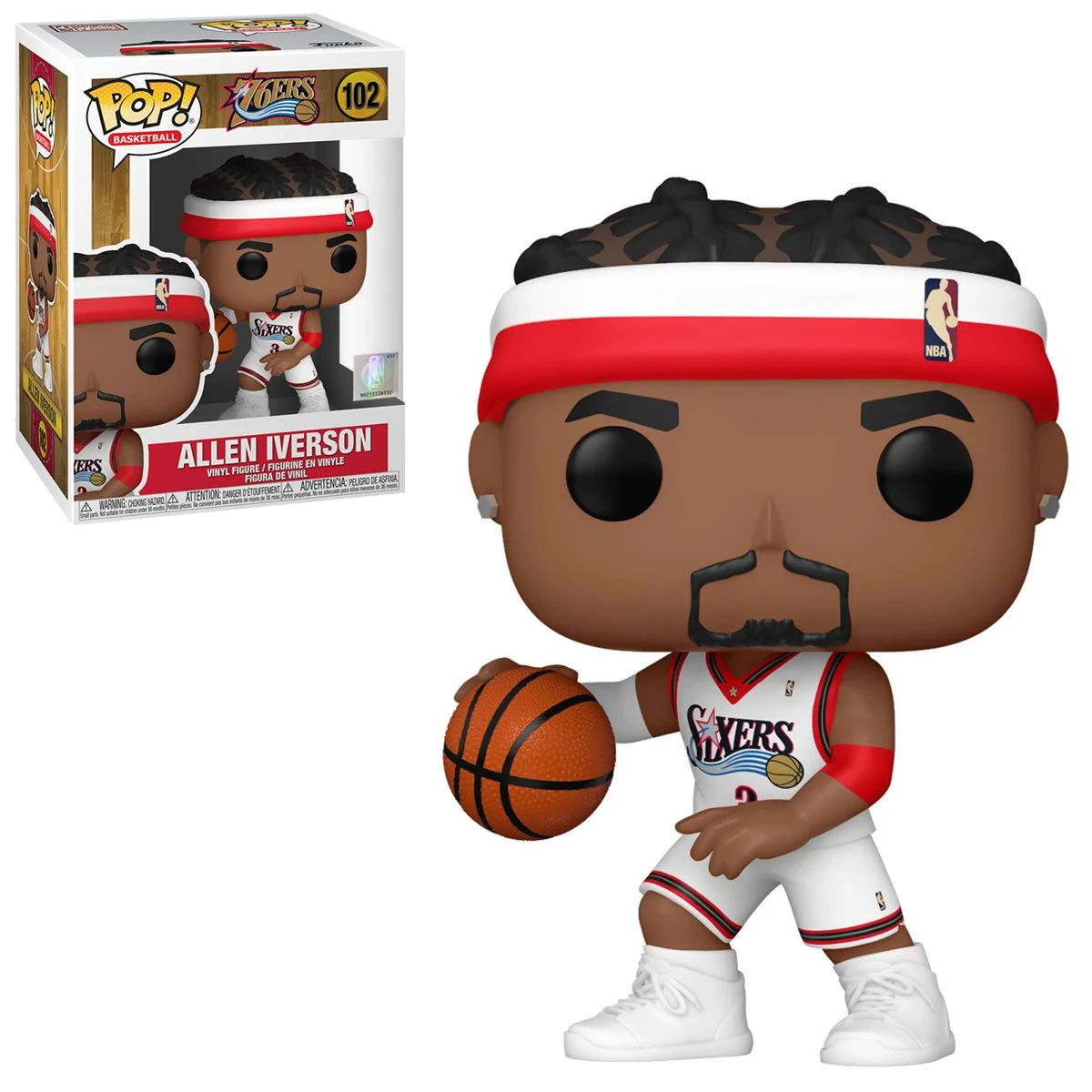 NBA: Legends Allen Iverson (Sixers Home) Funko Pop! Vinyl Figure #102 1 1251-nba-legends-allen-iverson-sixers-home-funko-pop-vinyl-figure-102-1.webp