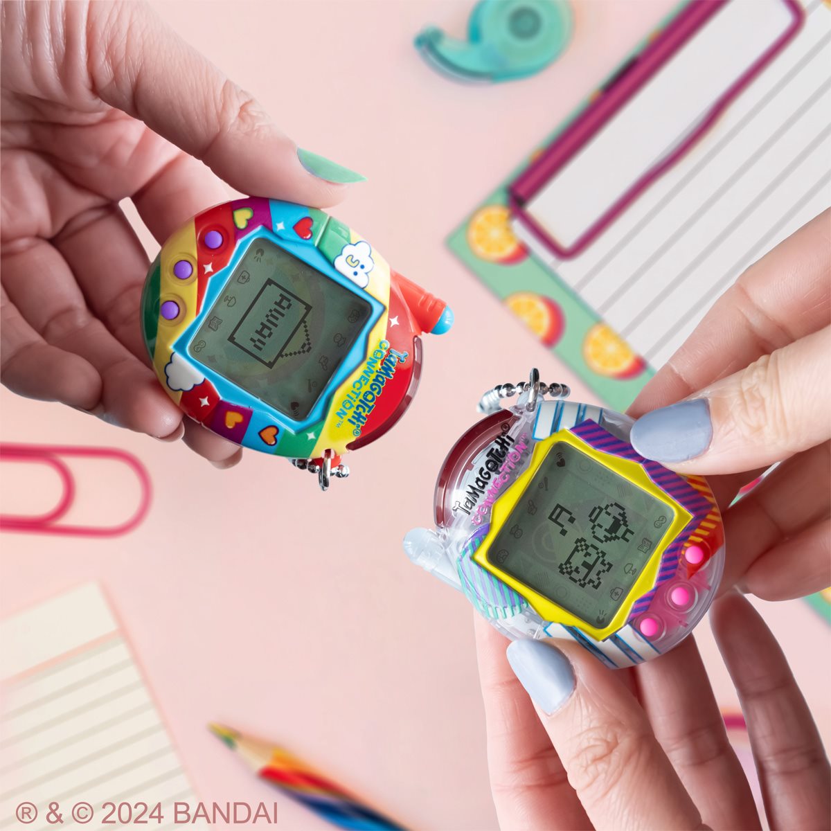 Tamagotchi Connection Rainbow Sky Digital Pet