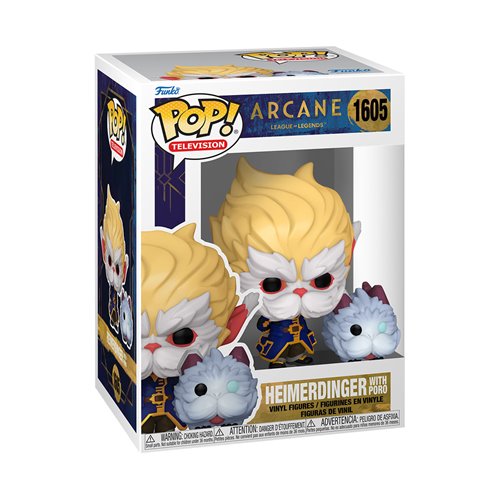 Arcane: League of Legends Heimerdinger with Poro Funko Pop! Vinyl Figure #1605, Not Mint