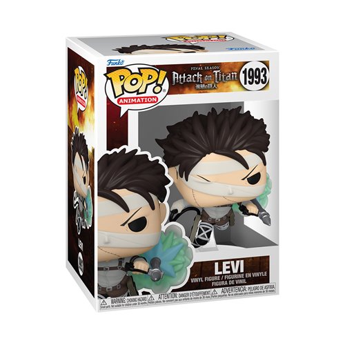 Attack on Titan Levi SP-1 Funko Pop! Fig #1993, Not Mint