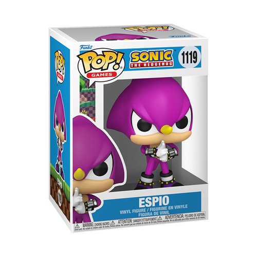 Sonic the Hedgehog Espio the Chameleon Funko Pop! Vinyl Figure #1119, Not Mint