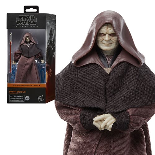 Star Wars The Black Series Darth Sidious 6-Inch Action Figure, Not Mint