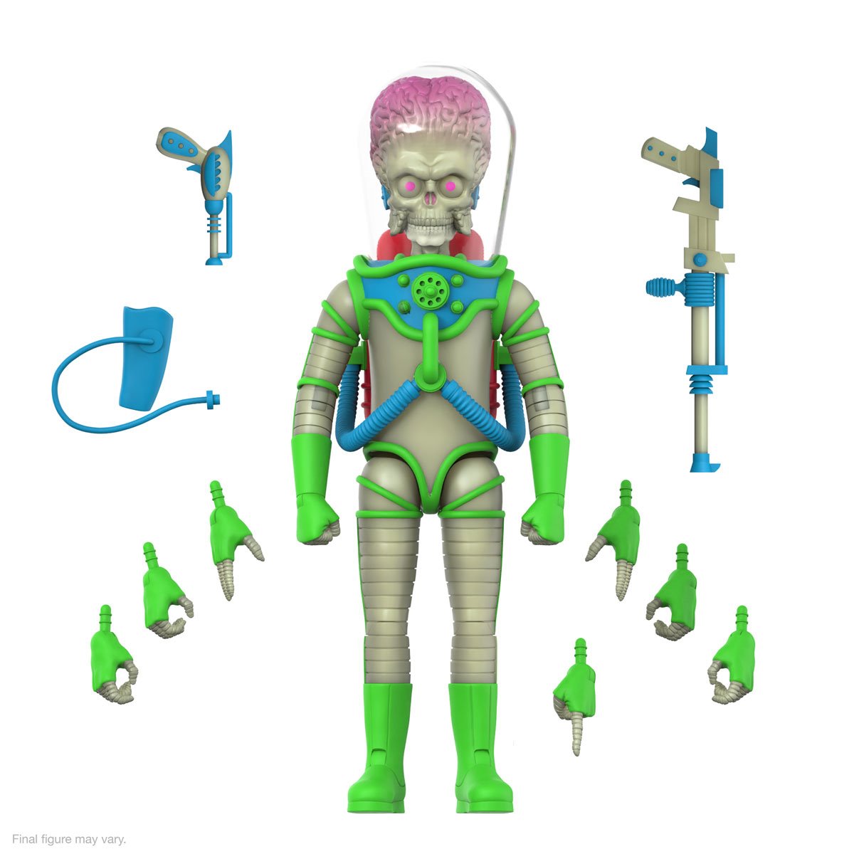Mars Attacks! Ultimates Martian (Invasion Begins Glow-in-the-Dark) 7-Inch Scale Action Figure