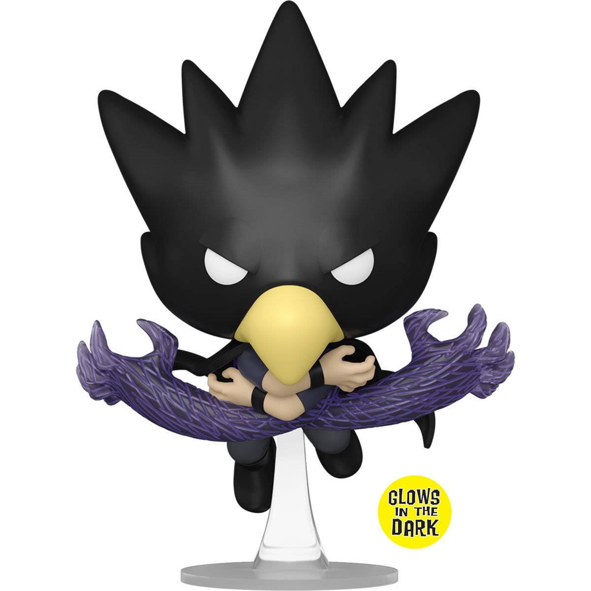 My Hero Academia Fumikage Tokoyami Fallen Angel Glow-in-the-Dark Funko Pop! Vinyl Figure #1351 - AAA Anime Exclusive