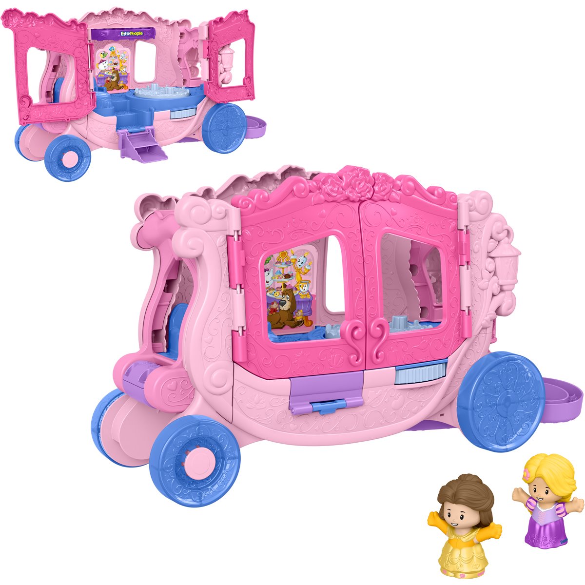 Disney Princess Pull-Along Musical Carriage Playset