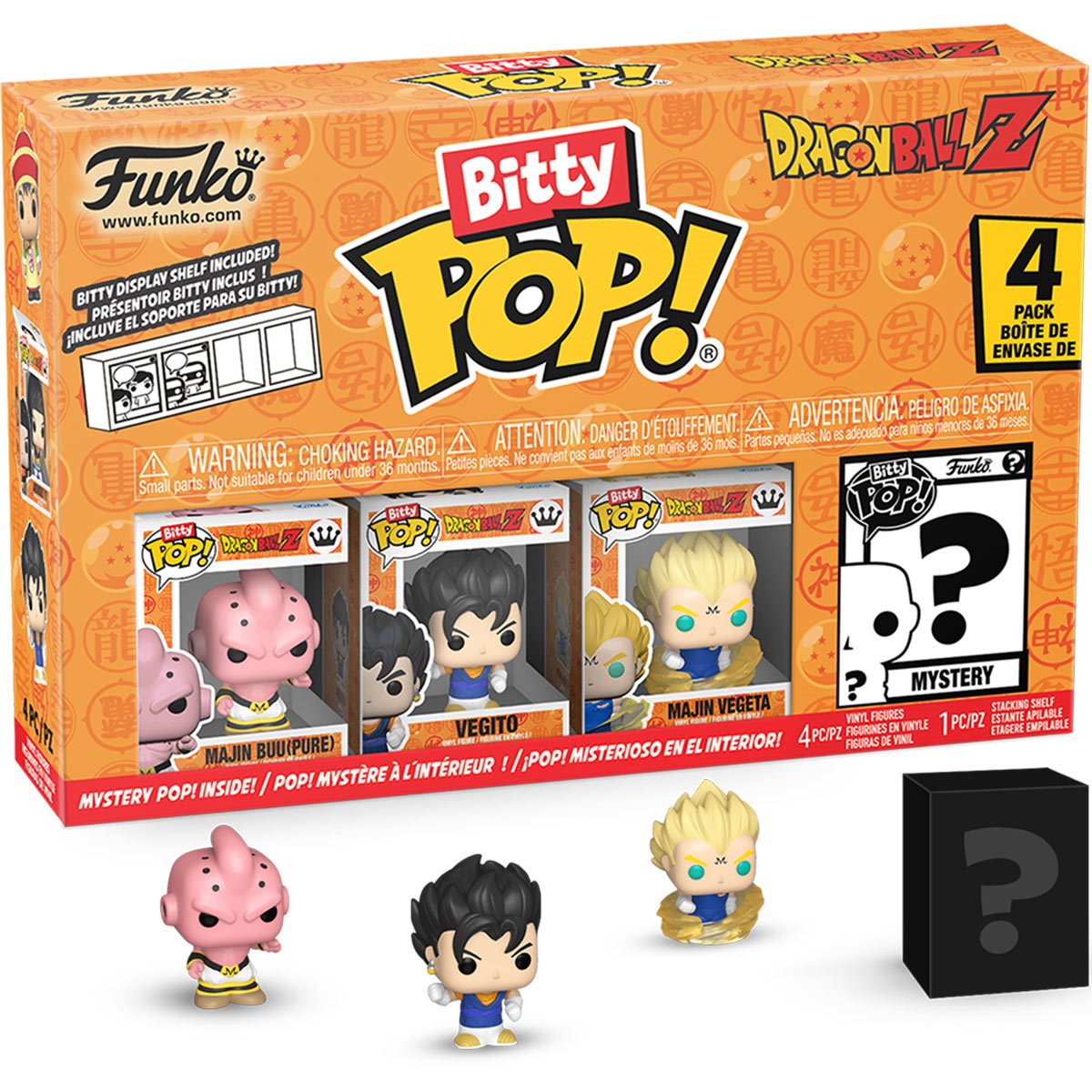 Dragon Ball Z Kid Buu Bitty Pop! Mini-Figure 4-Pack - Specialty Series