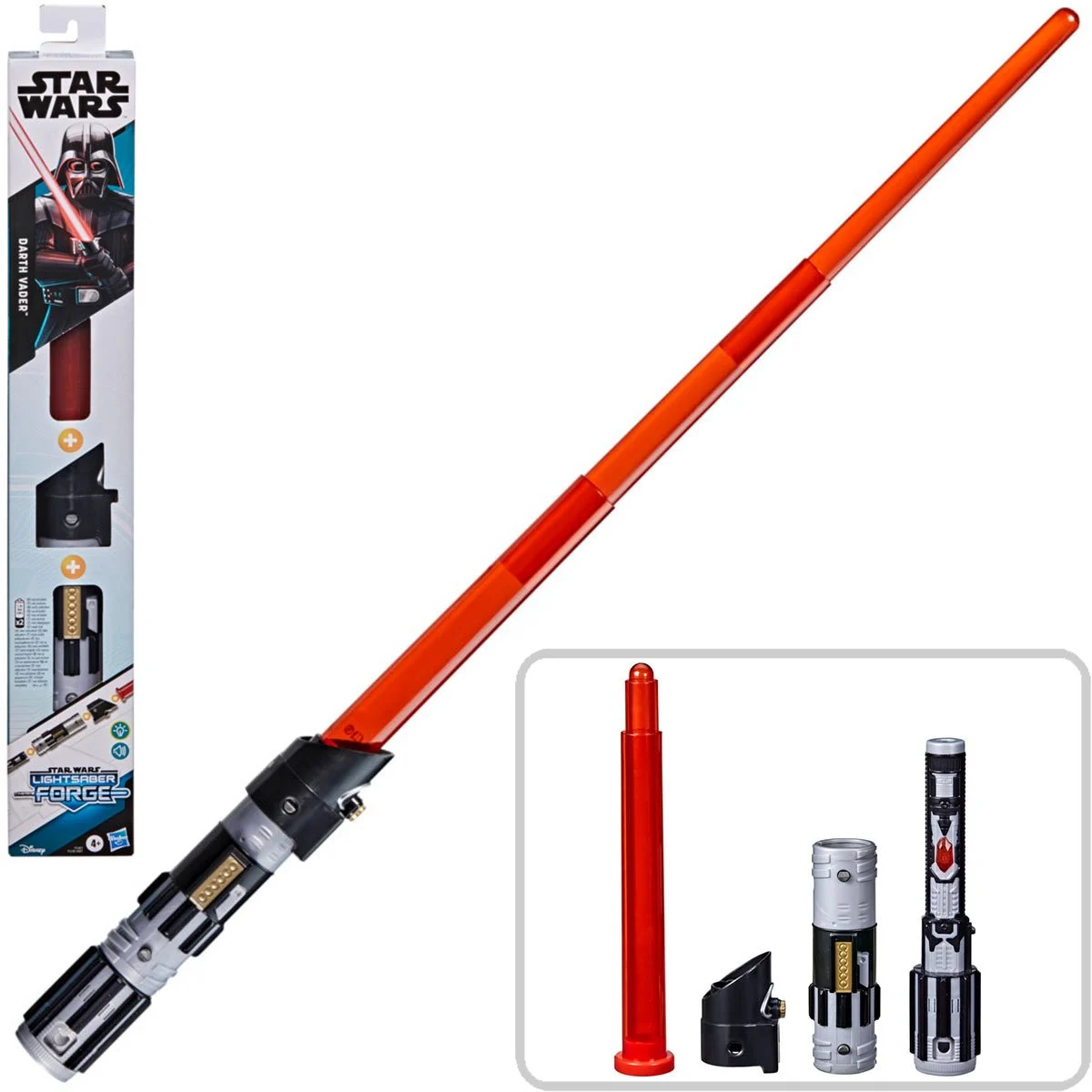 Star Wars Lightsaber Forge Darth Vader Electronic Extendable Red Lightsaber