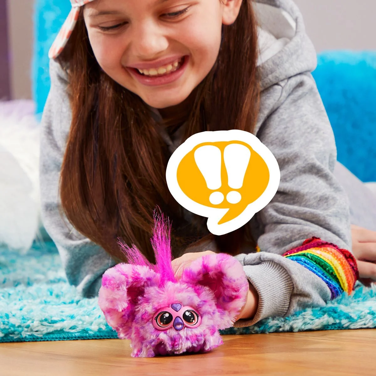 Furby Furblets Hip-Bop Pink and Purple Plush
