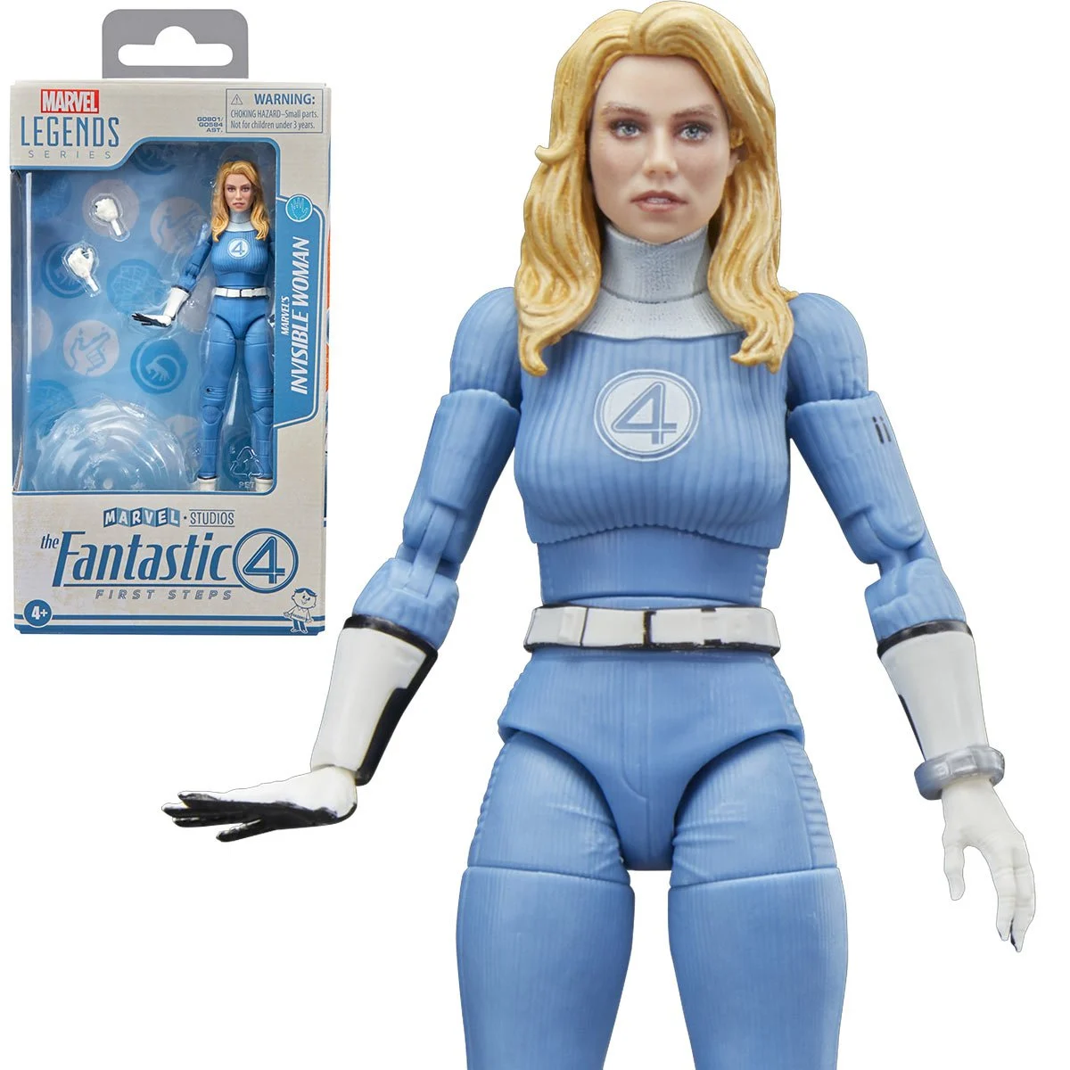 The Fantastic Four: First Steps Marvel Legends Series Invisible Woman Sue Storm 6-Inch Action Figure