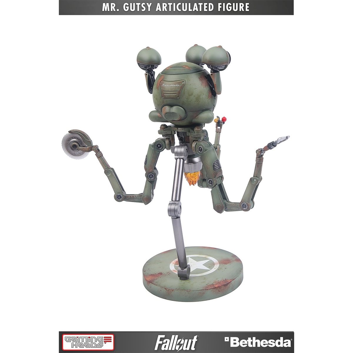 Fallout Mr. Gutsy Deluxe Articulated Action Figure with Sound