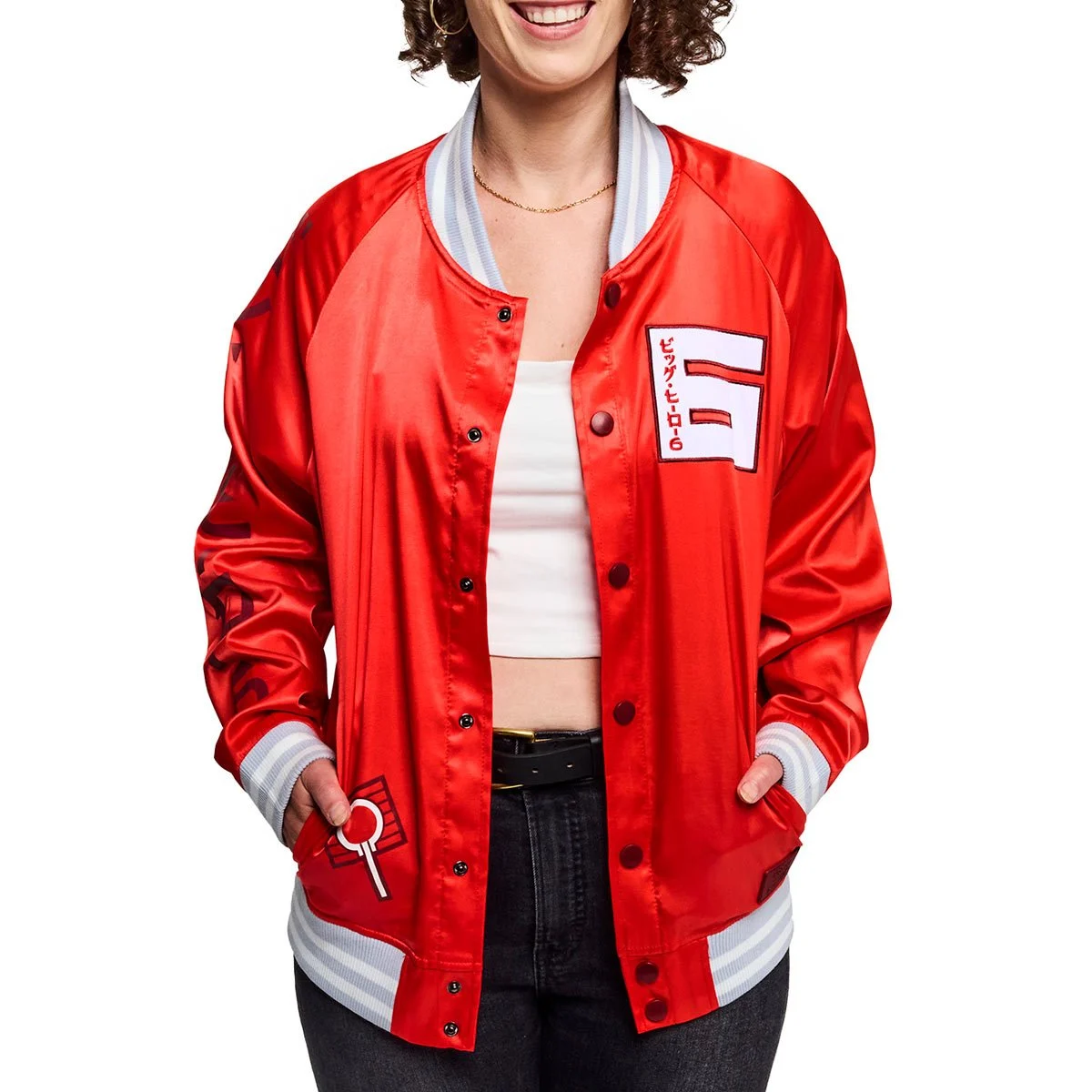 Big Hero 6 10th Anniversary Satin Bomber Jacket