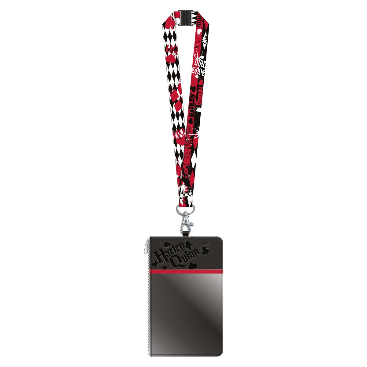 Harley Quinn Lanyard with Passport Holder