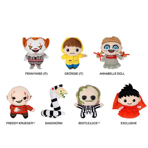 Horror Plush Key Chain Random 6-Pack