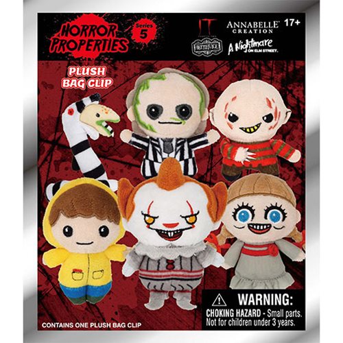 Horror Plush Key Chain Random 6-Pack