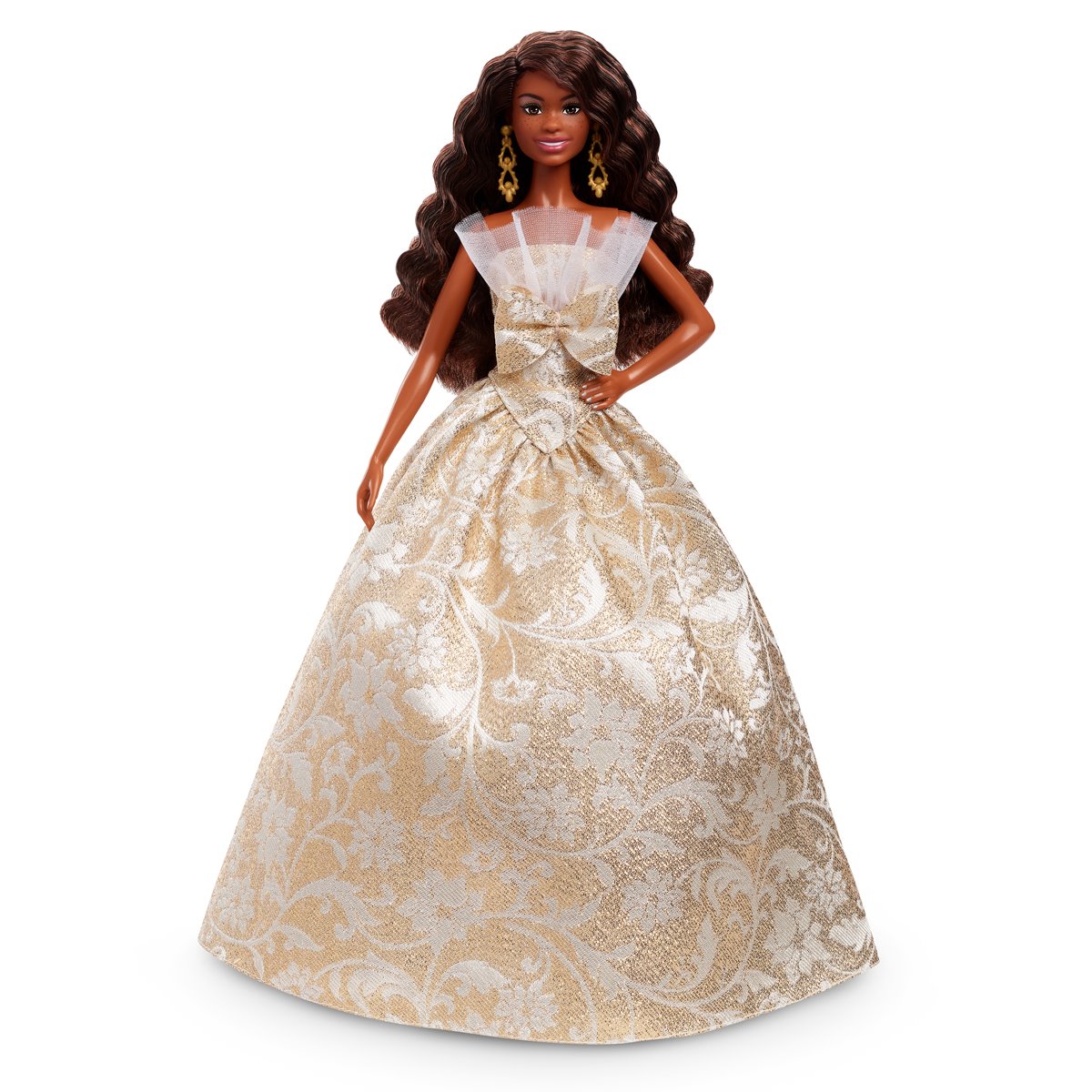 Barbie 2025 Holiday Doll with Brown Hair