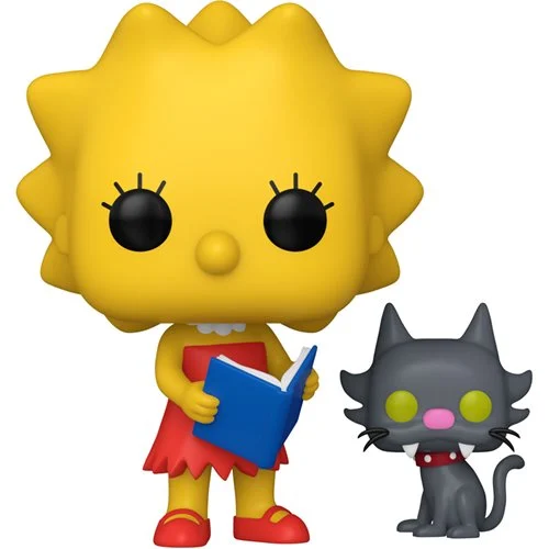 The Simpsons Lisa with Snowball II Funko Pop! Vinyl Figure and Pop! Buddy #1740, Not Mint