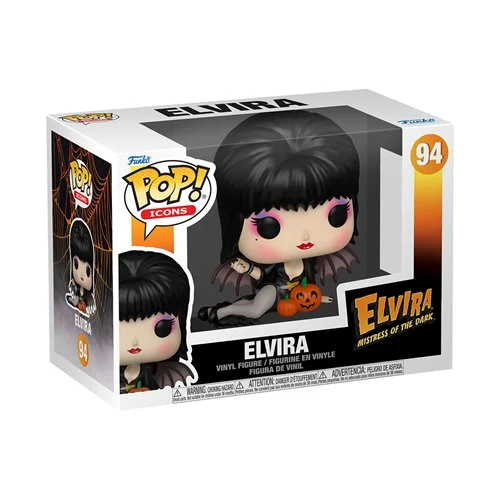 Elvira: Mistress of the Dark Elvira with Pumpkins Funko Pop! Vinyl Figure #94, Not Mint