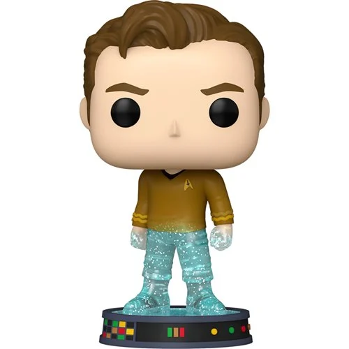 Star Trek Transporter James T. Kirk Glitter Funko Pop! Vinyl Figure Plus #1689, Not Mint