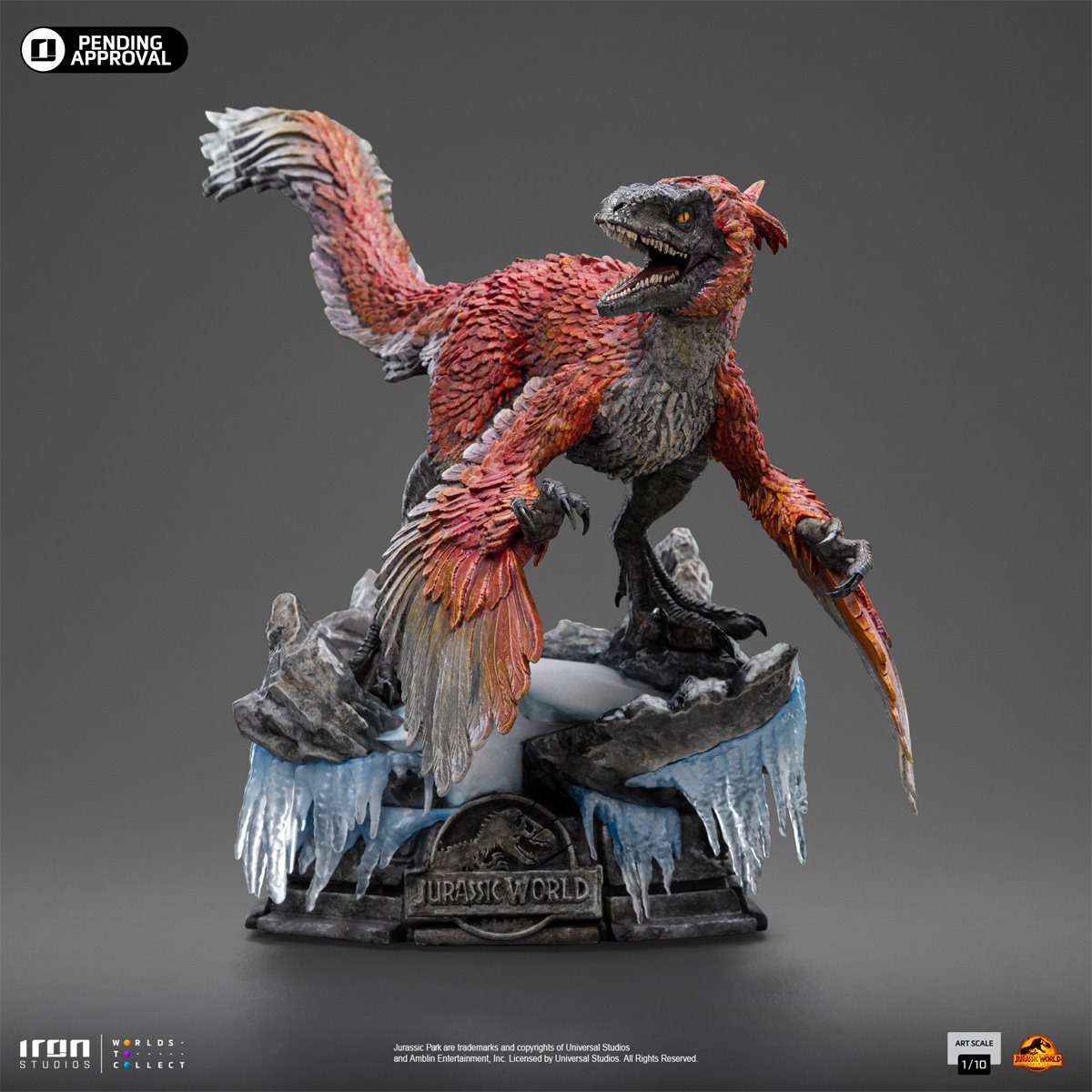 Jurassic World: Dominion Pyroraptor 1:10 Art Scale Limited Edition Statue