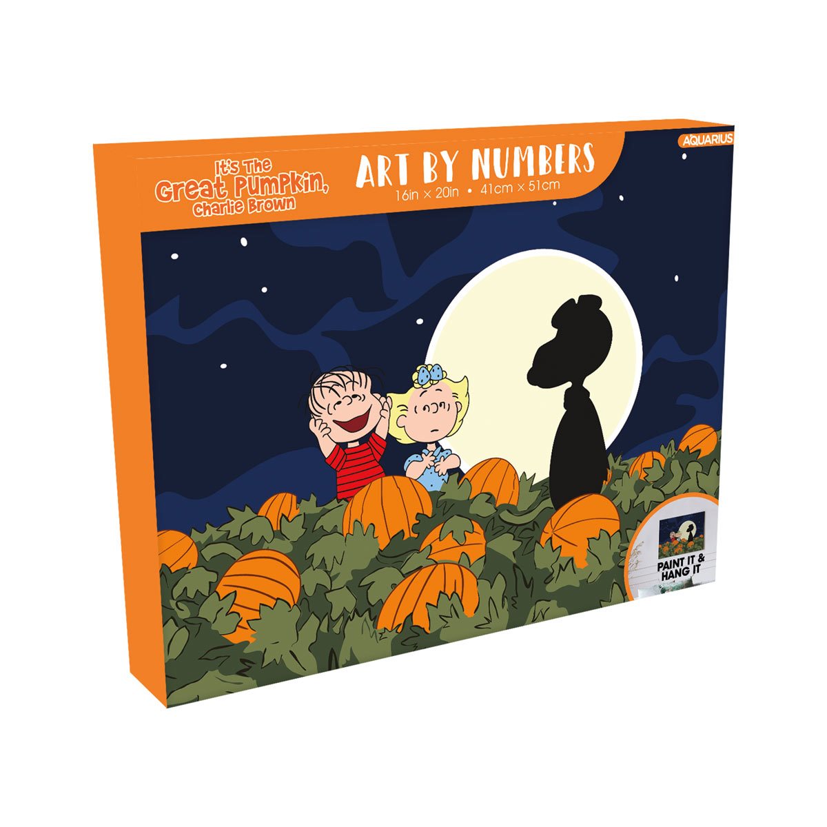 Peanuts It's the Great Pumpkin Charlie Brown Art by Numbers