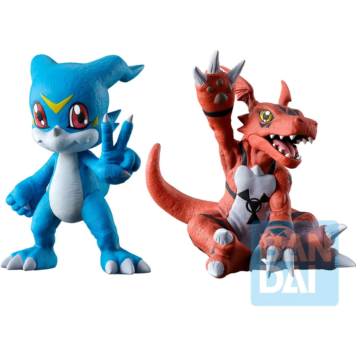 Digimon Adventure Veemon and Guilmon Ichibansho Statue