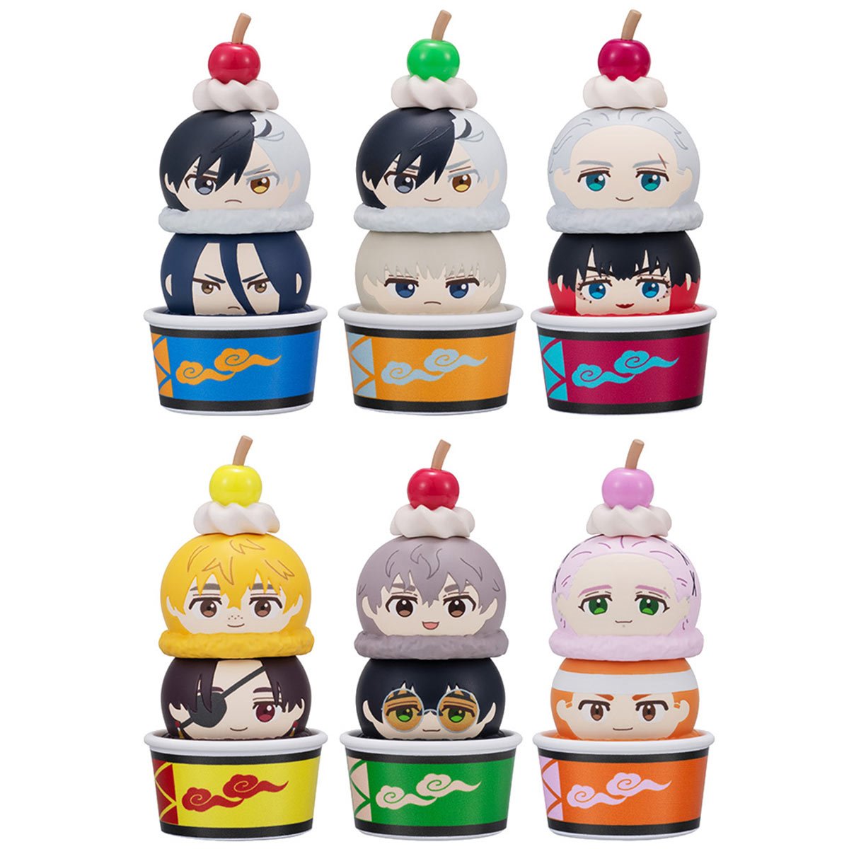 Wind Breaker Stack up and Change Tsumichen Mini-Figure Case of 6