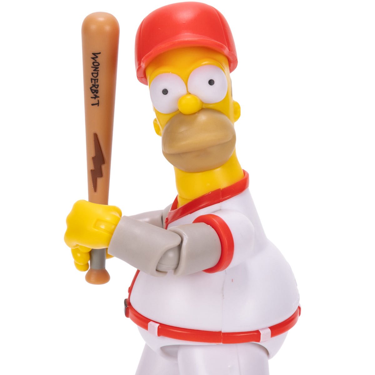 The Simpsons 5-Inch Wave 3 Baseball Homer with Bat and Removable Hat Action Figure