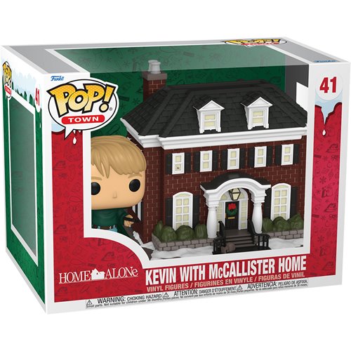 Home Alone Kevin with McCallister Home Funko Pop! Town #41, Not Mint