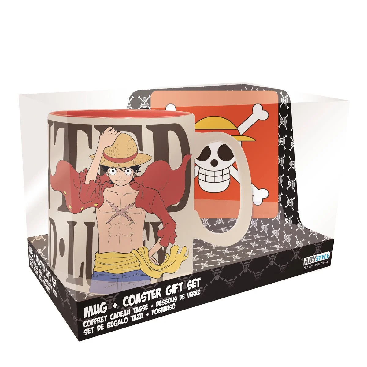 One Piece Luffy Mug and Coaster Gift Set